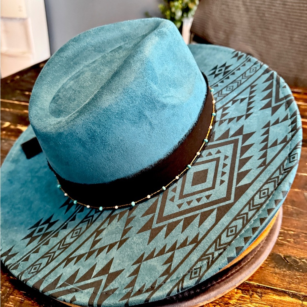 Southwestern wide brim hat - Picture 2 of 2